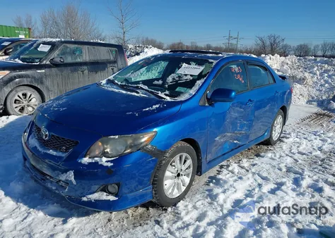 2010 Toyota Corolla S z USA, uszkodzony, nr VIN 2T1BU4EE5AC478379